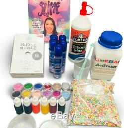 Daiso clay butter Slime making Kit with Elmers Glue, slime activator + Karina UK