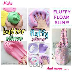 Daiso clay butter Slime making Kit with Elmers Glue, slime activator + Karina UK