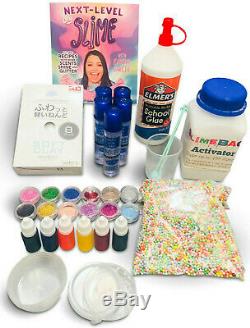 Daiso soft clay butter Slime making Kit Elmer's Glue Karina putty & fluffy Slime