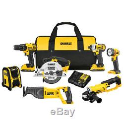 DeWALT DCK720D2 20-Volt 2.0Ah 7-Tool Cordless Lithium-Ion MAX Combo Kit