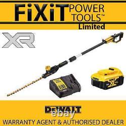 DeWALT DCMPH566P1 XR 18V Pole Hedge Trimmer & 5ah Battery Kit New