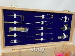 Deluxe Fly tying kit Rotary vice, tools and materials