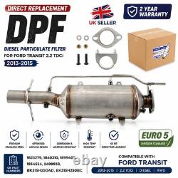 Diesel Particulate Filter DPF + Fitting Kit For Ford Transit 2.2 TDCi RWD
