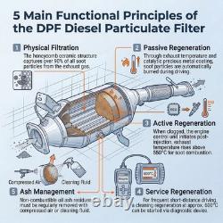 Diesel Particulate Filter DPF + Fitting Kit For Ford Transit 2.2 TDCi RWD