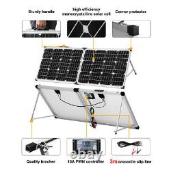 Dokio 100W 12v Foldable Solar Panel For Car Battery/Camper/RV/Home/Garden