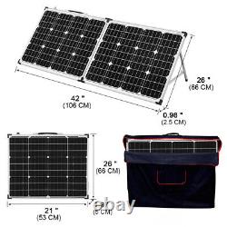 Dokio 100W 12v Foldable Solar Panel For Car Battery/Camper/RV/Home/Garden