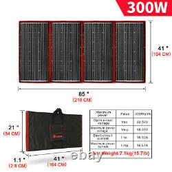 Dokio 100w 200w 300w Portable Solar Panel for Car battery/Solar Generator/Phone