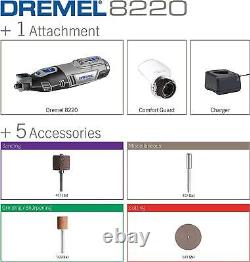 Dremel 8220-1/5 12v Cordless Multitool Kit 1 Attachments 5 Accs Brand New