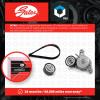 Drive Belt Kit Fits Toyota Rav4 Wwa42 2.0d 15 To 18 2ww Set Gates Quality New