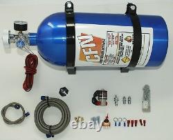 Dry Nitrous Oxide Kit Adjustable Up To 125hp Complete Nos Nitrous Kit New