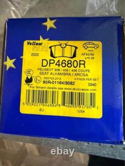 EBC Brakes Kit (Brand New) Turbo Groove Discs + Yellowstuff Pads Front & Rear