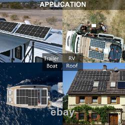 ECO-WORTHY 100 Watt 120W 150W Solar Panel for 12V 24V Solar Battery System Kit