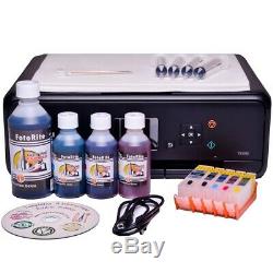 EDIBLE PRINTER KIT refillable cartridges, edible ink, 50 wafer paper, templates