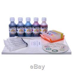 EDIBLE PRINTER KIT refillable cartridges, edible ink, 50 wafer paper, templates