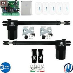 ELECTRIC SWING GATE OPENER COMPLETE KIT 2 MOTORS 5 REMOTES by Oxygen Automation