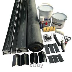 EPDM Rubber Roofing Kit All Size Garage Flat Roof Felt Membrane Adhesive Sealant