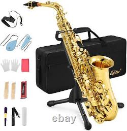 Eastar (AS-?) Alto Saxophone E Flat Student Sax Gold Lacquer With Carrying Case