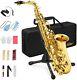Eastar (as-?) Alto Saxophone E Flat Student Sax Gold Lacquer With Carrying Case