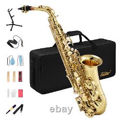 Eastar (AS-?) Alto Saxophone E Flat Student Sax Gold Lacquer With Carrying Case