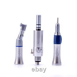 Easyinsmile Dental Slow Low Speed Handpiece Straight Nose Contra Angle 4 Hole