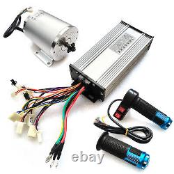 Electric Brushless DC Motor Kit High Speed Motor Controller Go Kart 60V 2000W