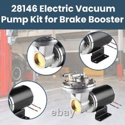 Electric Vacuum Pump Kit for Brake Booster 12 Volt 18 22 withVacuum Hose