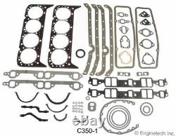 Engine Rebuild Overhaul Kit for 1967-1985 Chevrolet GMC Truck 350 5.7L OHV V8