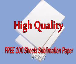 Epson WF-2750 Sublimation Printer Bundle, CISS Kit, Sublimation Ink & 100 Paper