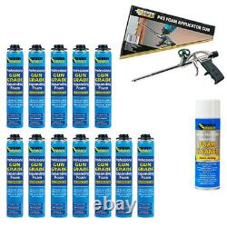 Everbuild Expanding Foam Kit Polyurethane Professional Gun Grade Foam Cleaner