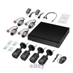 FLOUREON 8CH 1080N 5IN1 AHD DVR 3000TVL Camera CCTV Outdoor Security System Kits