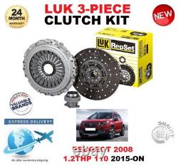 FOR PEUGEOT 2008 1.2 THP 110 110 BHP 2015-on CLUTCH KIT BRAND NEW LUK 3 PCS