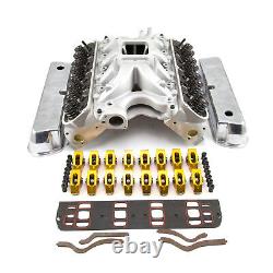 Fits Ford 351W Windsor Solid FT 210cc Cylinder Head Top End Engine Combo Kit