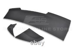 For 05-09 Ford Mustang R Style 3 Pcs PRIMER BLACK Rear Trunk Lid Wing Spoiler
