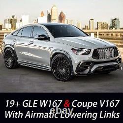 For 19+ Mercedes W167 GLE V167 Coupe 450 53 63 AMG Adjustable Air Lowering Links