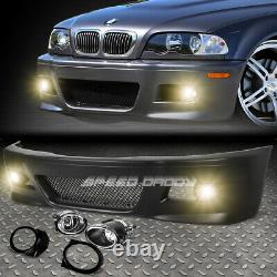 For 99-06 E46 3series Non-m M3 Style Replacement Front Bumper Body Kit+fog Light