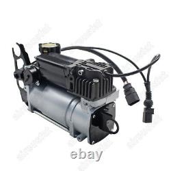For Audi Q7 4LB 06-15 Air Suspension Compressor Pump with Relay+Valve Block UK
