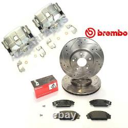 For Honda Cr-z Crz Front Brake Caliper Upgrade Kit Brembo Discs Pads Brand New