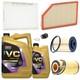 For Volvo Xc60 D4 15-17 Service Kit 6l 0w30 & All New Filters Kit Brand New