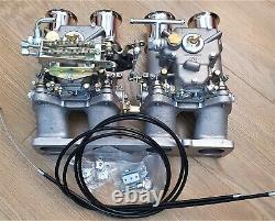 Ford Duratec 1.8 2L manifold 45 dcoe carbs, linkage kit fuel unions trumpets