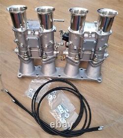 Ford Duratec 1.8 2L manifold 45 dcoe carbs, linkage kit fuel unions trumpets