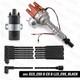 Ford Essex V6 Electronic Distributor With Sports Coil And Black 8mm Ht Leads