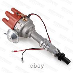 Ford Essex V6 Electronic Distributor with Sports Coil and Black 8mm HT Leads