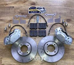 Ford Mk2 Escort Front Disc Conversion Kit Inc Ap M16 Style Vented Calipers Race