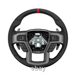 Ford Performance Raptor Steering Wheel Kit for 2015-2018 F-150 With Red Sight line