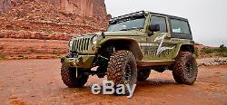 Fox Shocks 2.0 Remote Rez 4 Susp Lift Kit Zone for Jeep Wrangler JK Unlimited