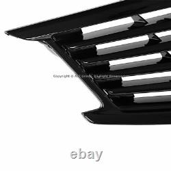 Front Bumper Glossy Black Grille For Infiniti 10-13 G37 11-12 G25 2015 Q40 Sedan