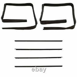 Front Window Sweep & Run Channel Seal Kit Set for GMC Chevy Blazer Pickup Truck