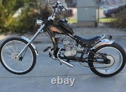 Full Set Bike Motor 2-Stroke 80cc Petrol Gas Motorized Bicycle Engine Kit Cyclin