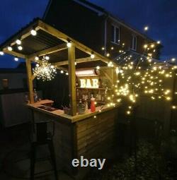 Garden Bar Outdoor Wooden Bar, Fully Treated, Outside Home Bar DIY Bar Kit