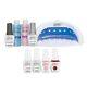 Gelish Pro Kit Salon Professional Gel Led Lamp Soak Off Nail Polish Set, 15 Ml